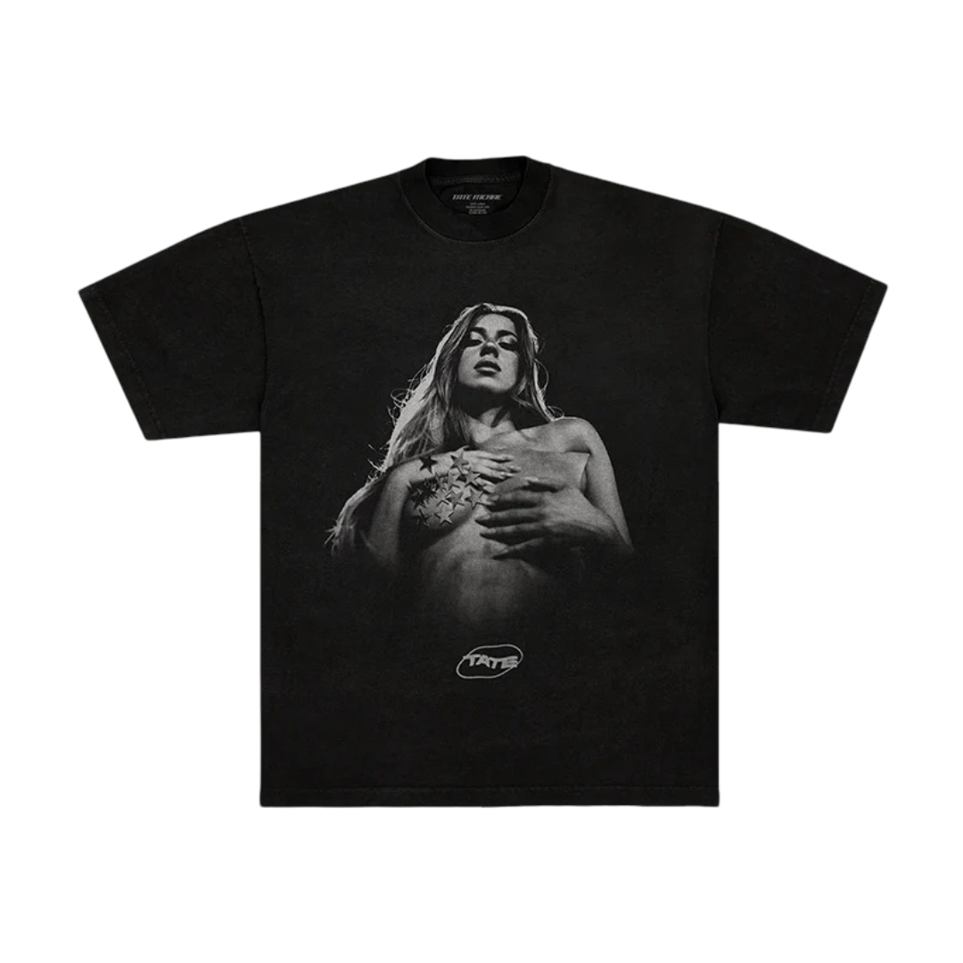 Tate McRae Tour Merch - Black Hands T-shirt