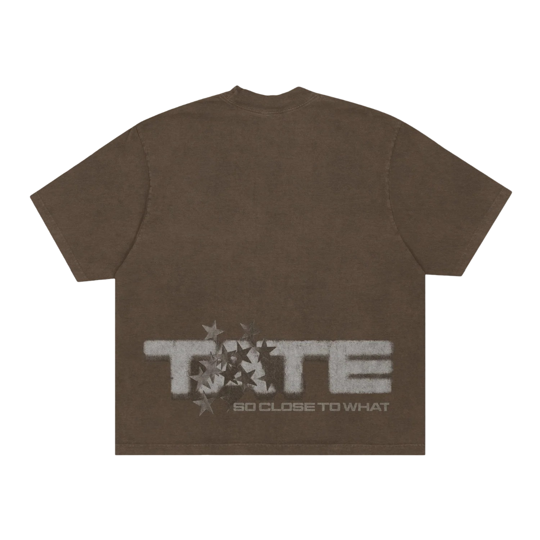 Tate McRae Tour Merch - Pose Brown Tee